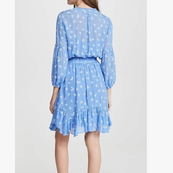 Shoshanna Breeze Blue Smocked Dress - Picture 7 of 16